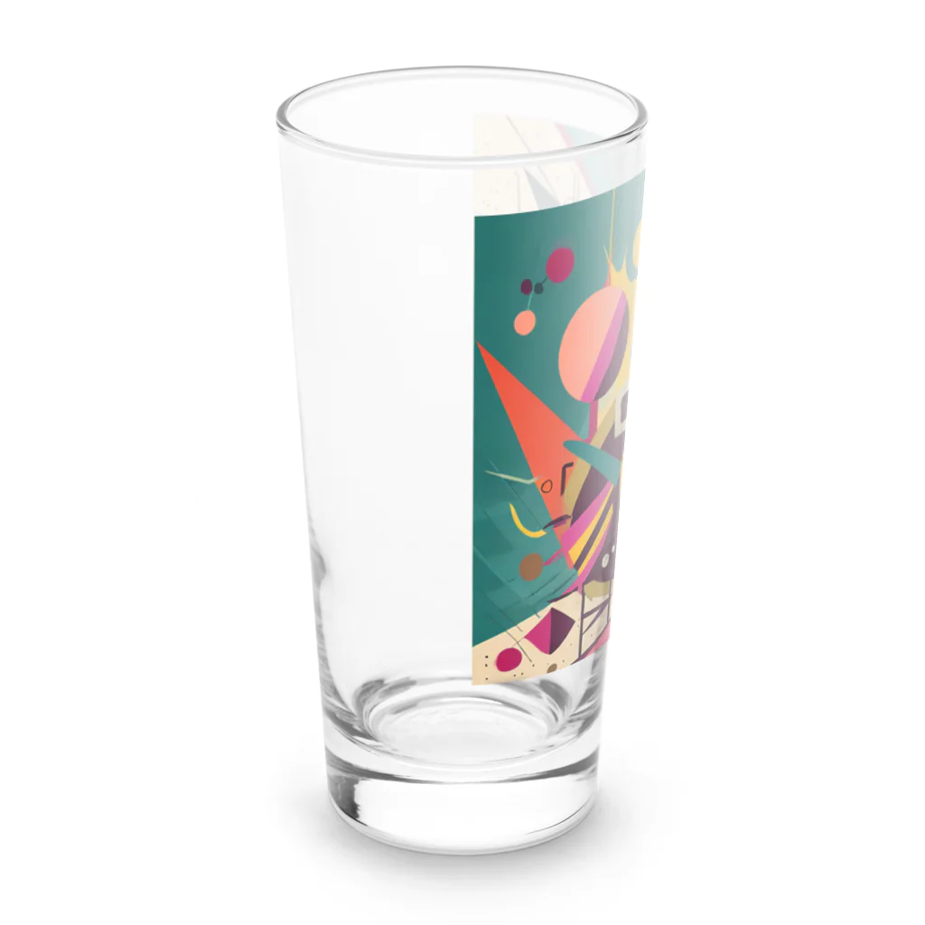 のんびりアート工房のガラクタアート Long Sized Water Glass :left