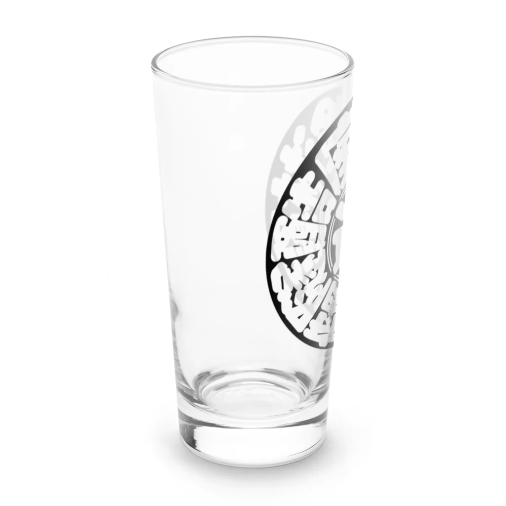 YURAI vpaの冒険道ロゴ入りアイテム(t_b) Long Sized Water Glass :left