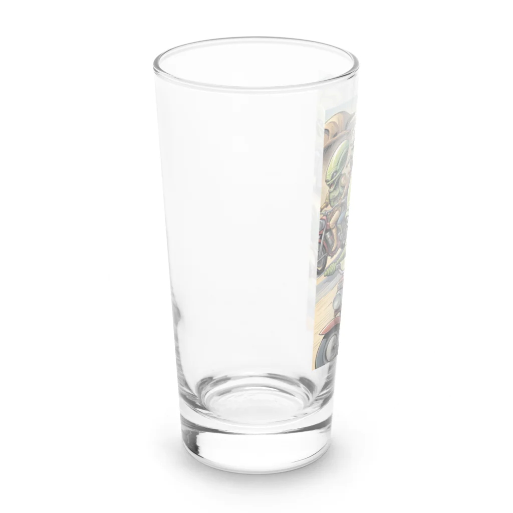 おっちゃんストアの宇宙人ライダー Long Sized Water Glass :left