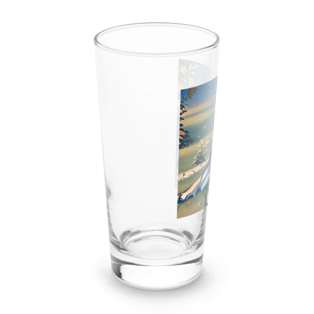 MATORAMIのライオン Long Sized Water Glass :left