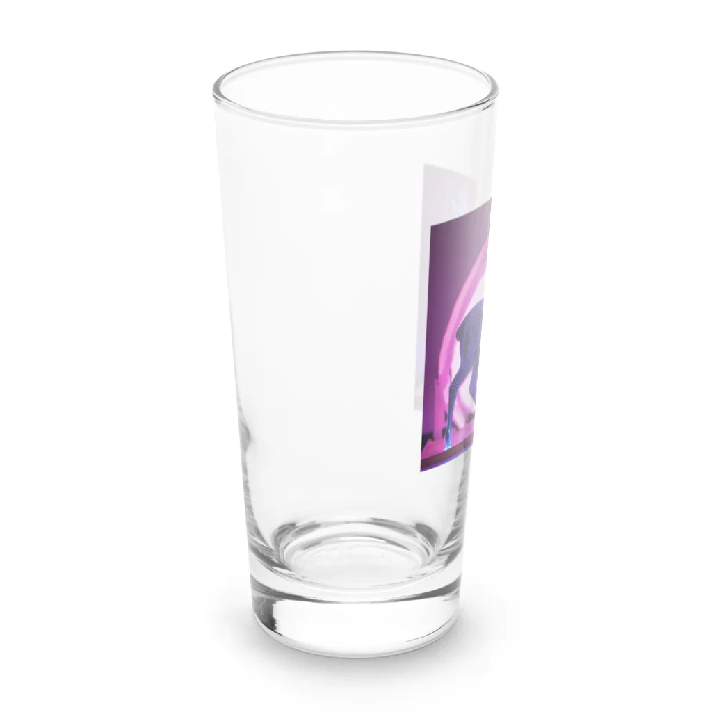 Xyzen shopの千年杉しか　ネオン Long Sized Water Glass :left