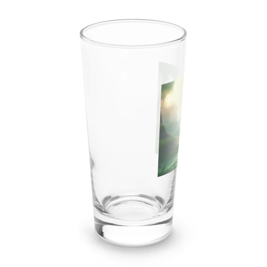 G7のショップの 幻想の森 グリーンウンダー アートプリント Long Sized Water Glass :left