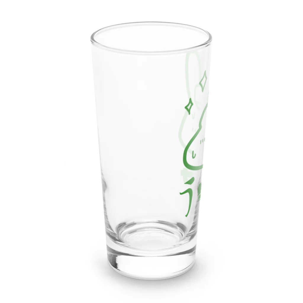 moqmoqfactoryのうサウナ（キラリンバージョン） Long Sized Water Glass :left