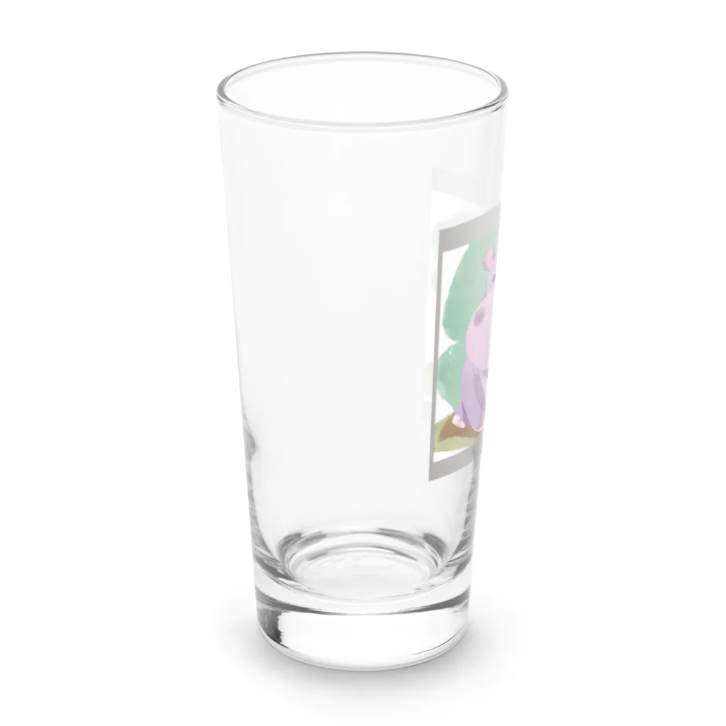 nvnのカバさん Long Sized Water Glass :left