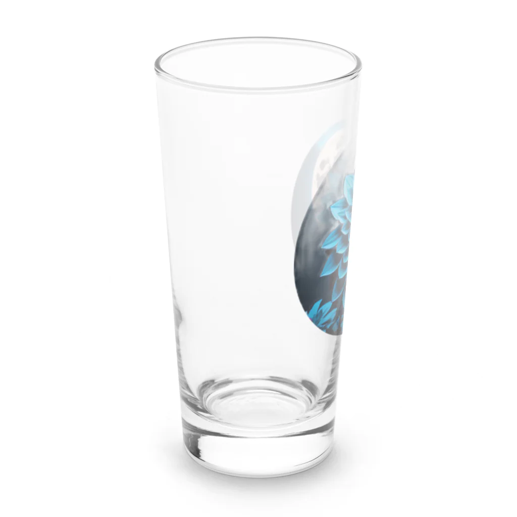 RetrowaveFlowerのRetrowaveFlower-ダリア- Long Sized Water Glass :left