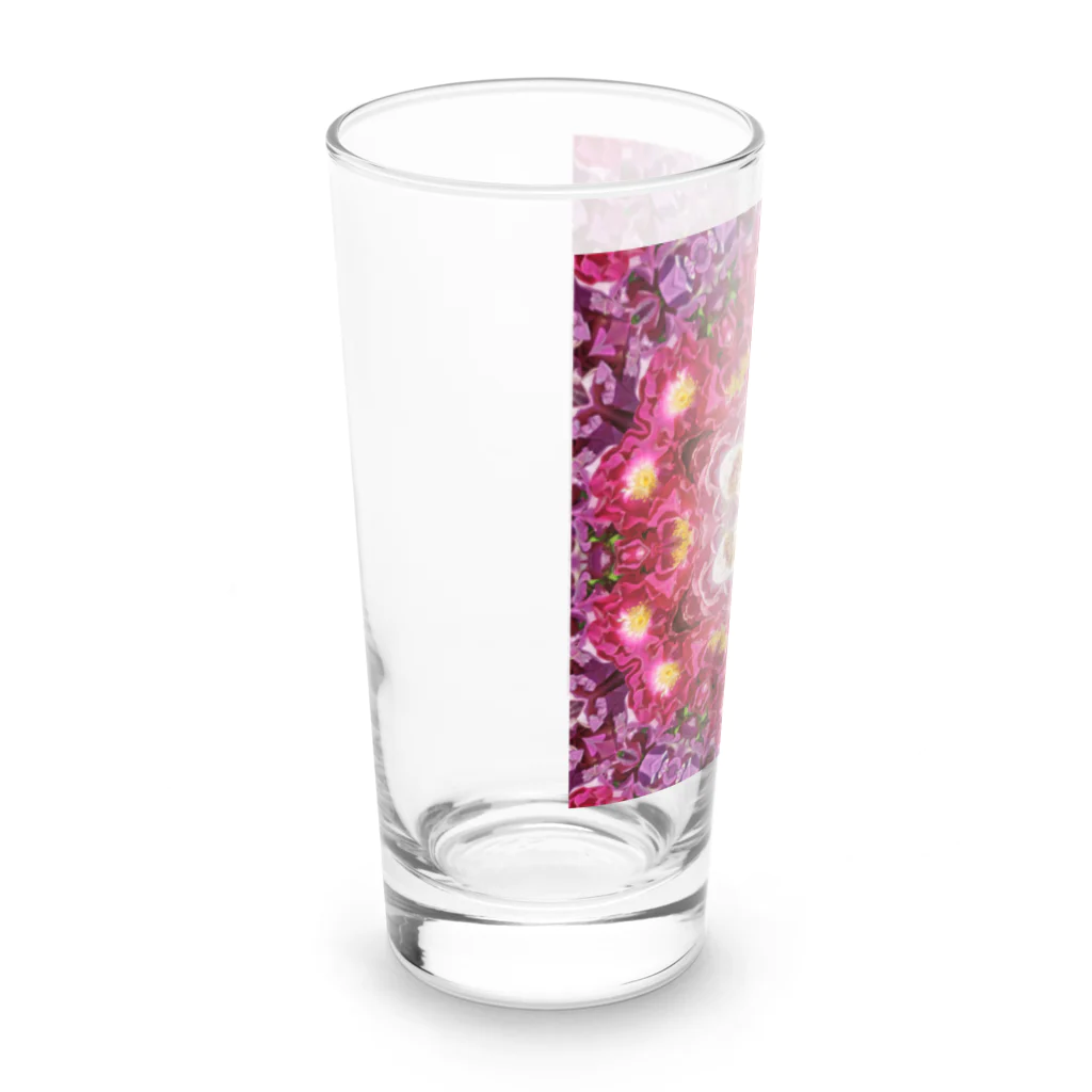 With Flowerの恋の味方の情熱の薔薇たち Long Sized Water Glass :left