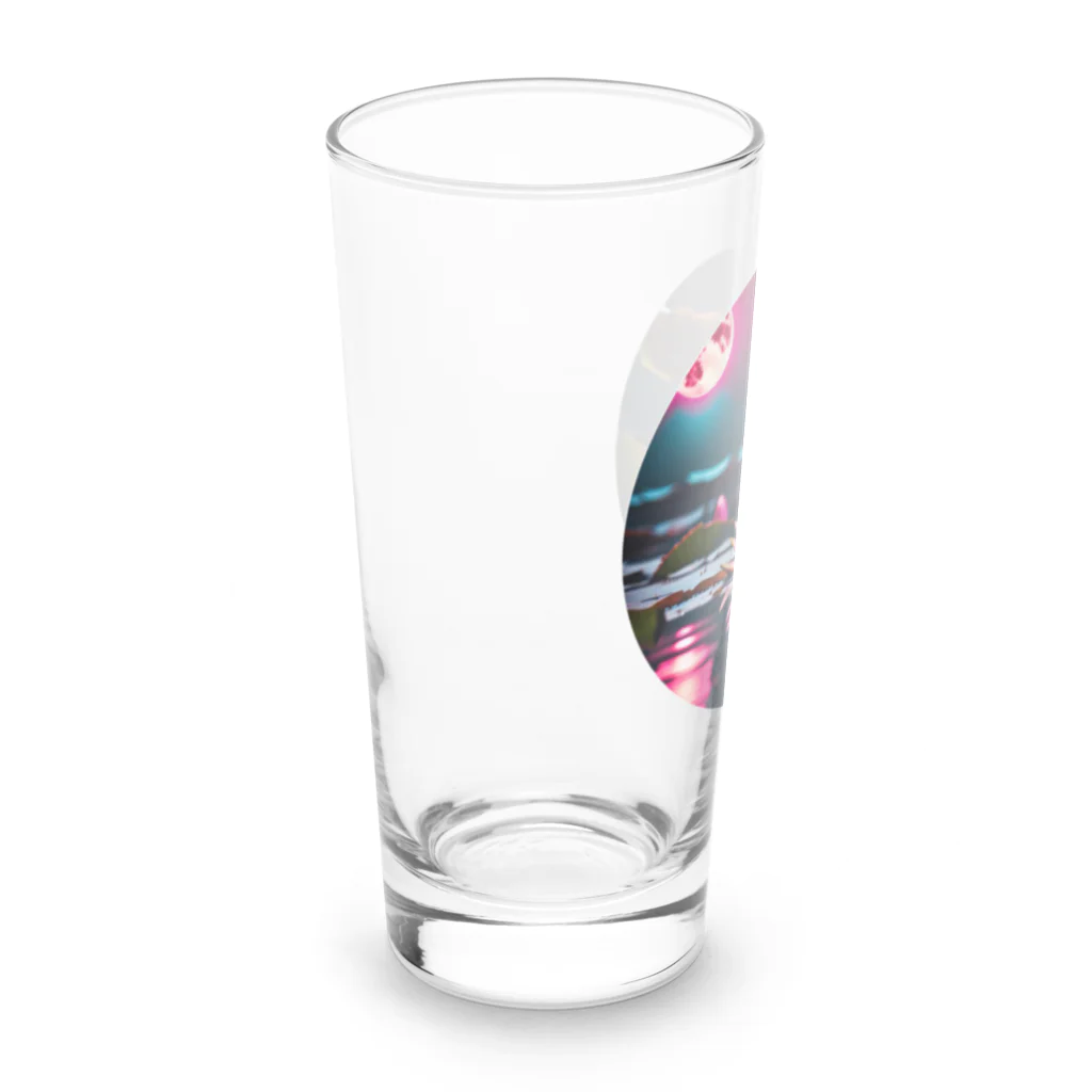 RetrowaveFlowerのRetrowaveFlower Long Sized Water Glass :left