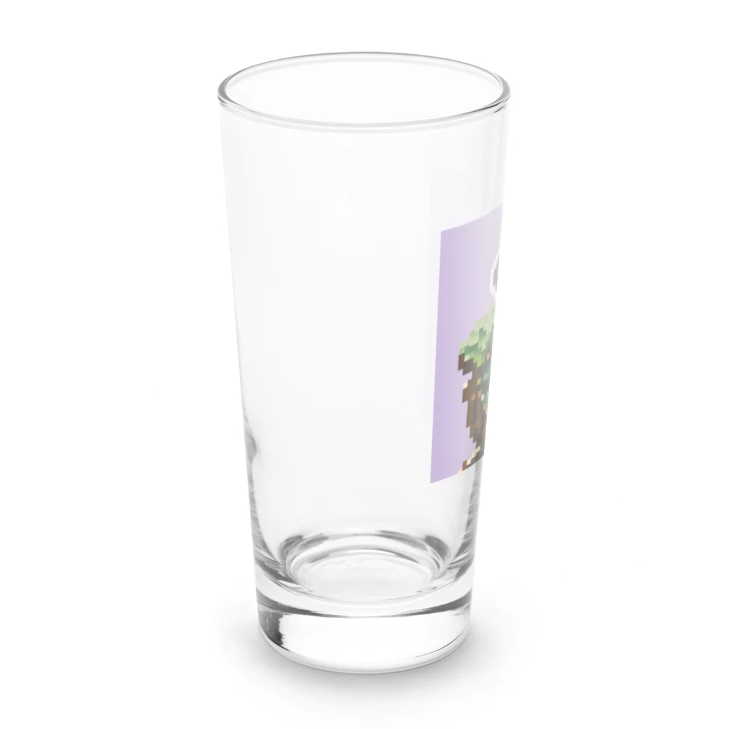 Crook-Aaronのぴくせるこあら Long Sized Water Glass :left