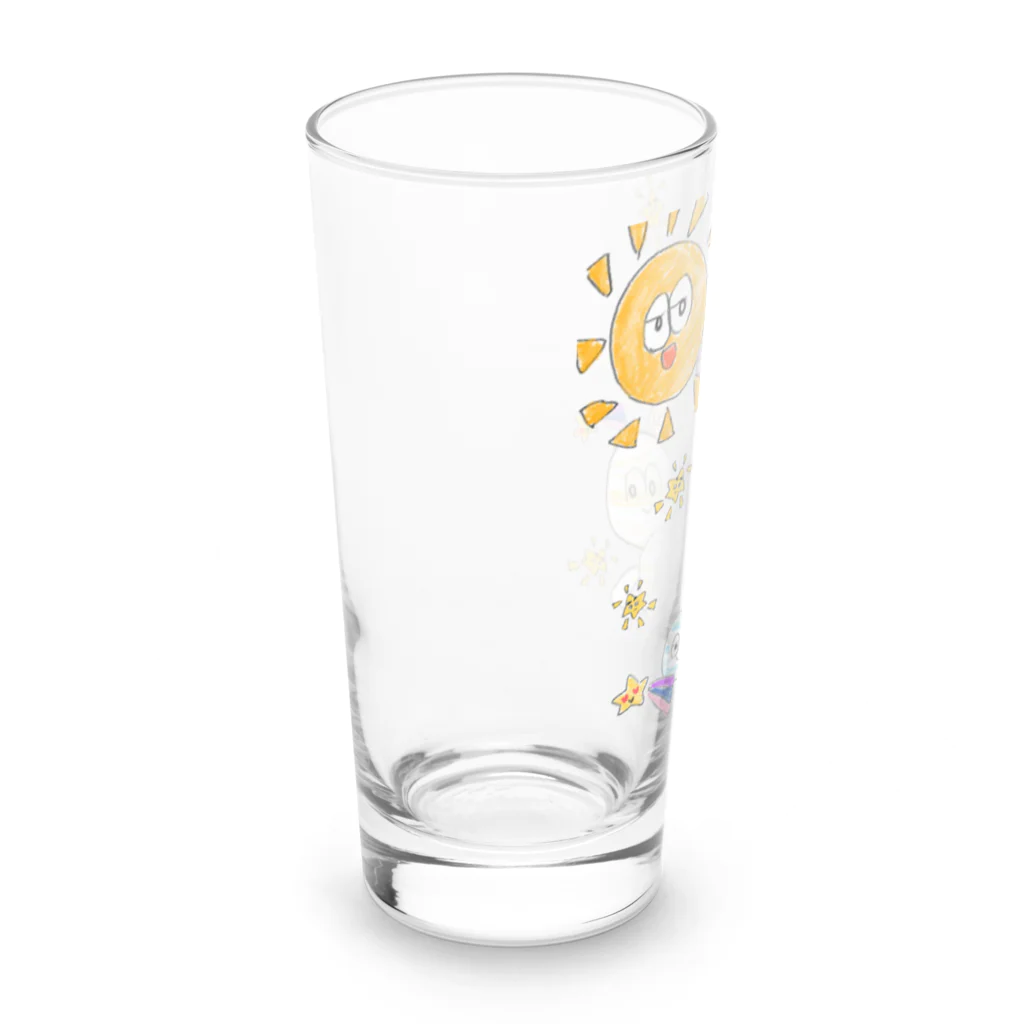 0n0_pinoの宇宙くん Long Sized Water Glass :left