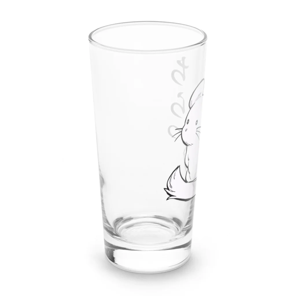 KUTSUYAのチラチラするチンチラ Long Sized Water Glass :left