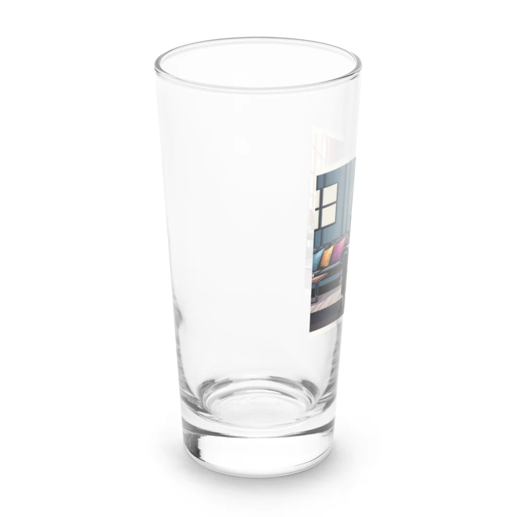 シャ・リオンのシャ・リオン（アフガンハウンド） Long Sized Water Glass :left