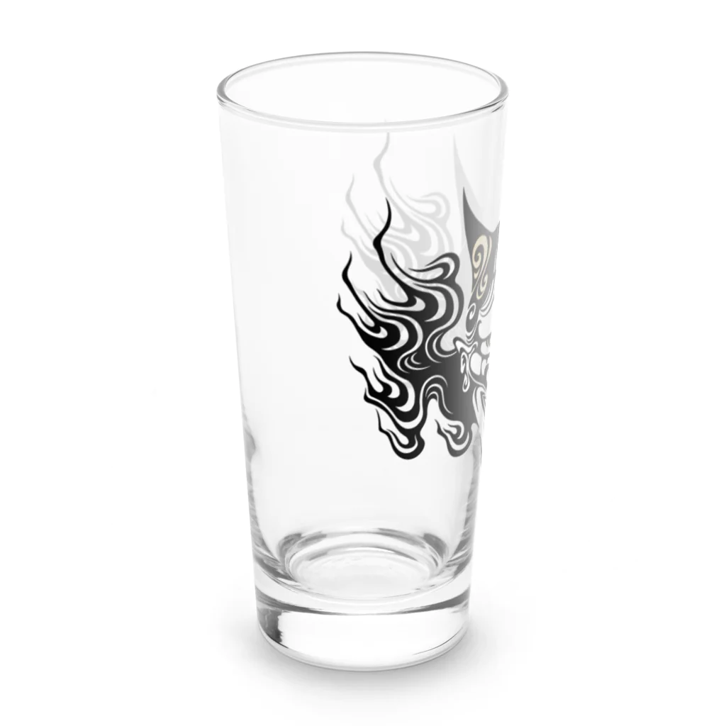 TOYA WORKSのトライバル般若 Long Sized Water Glass :left