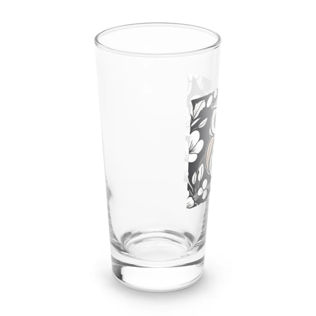 クリエイティブ・キャラバンのフクロウのフクイチロウ Long Sized Water Glass :left