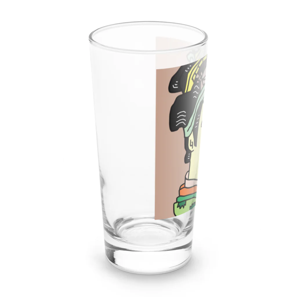 じゃぱにぃずぴぃぽぅの三世瀬川菊之丞の田辺文蔵妻おしづ Long Sized Water Glass :left