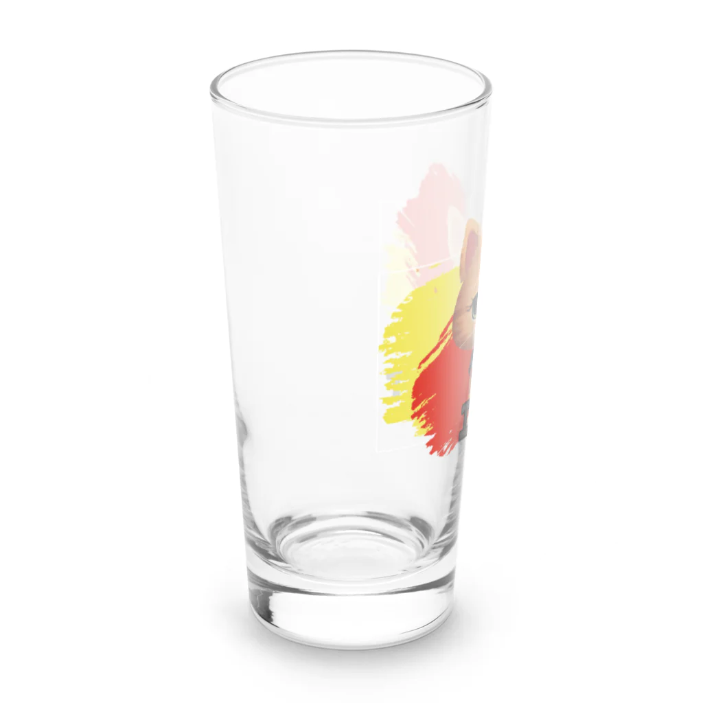 てつくんのお店のI LOVE CAT  by tetsukun オリジナルデザイン Long Sized Water Glass :left