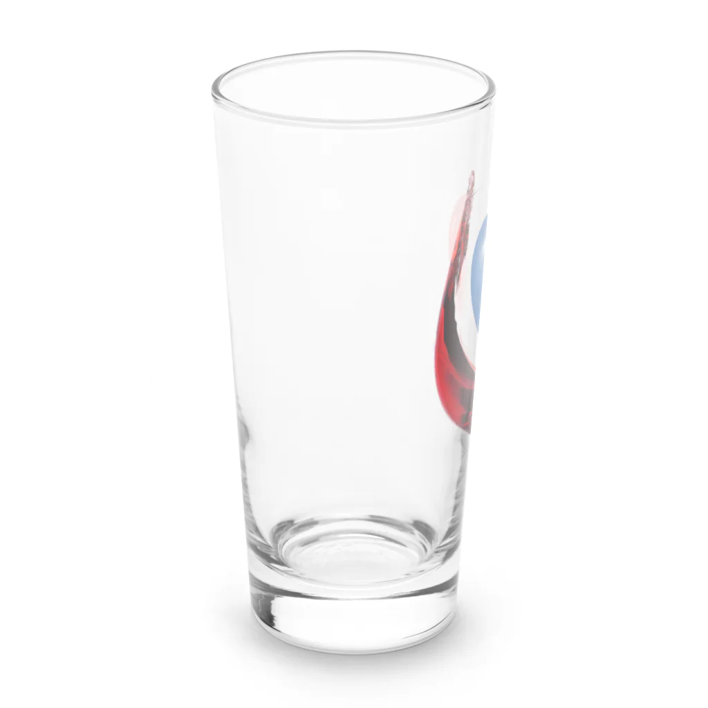 WINE 4 ALLの国旗とグラス：フランス（雑貨・小物） Long Sized Water Glass :left