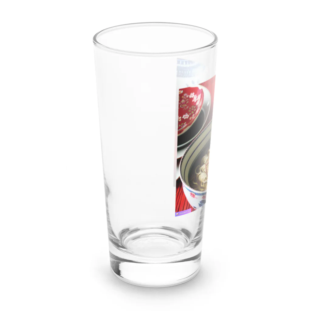 千裕アトリエ（いつもありがとう）の年越しそば Long Sized Water Glass :left