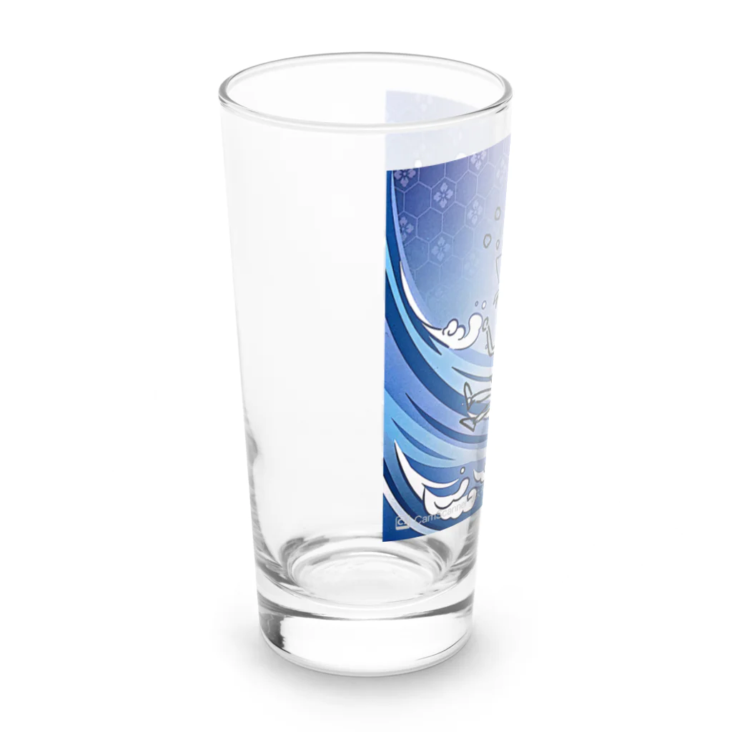 3tomo6's shopのさかなクン 今日もがんばる Long Sized Water Glass :left