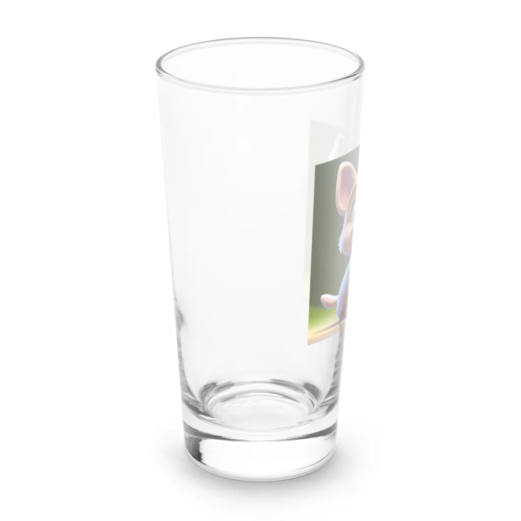 sobamaniaのスマイルドッグ Long Sized Water Glass :left