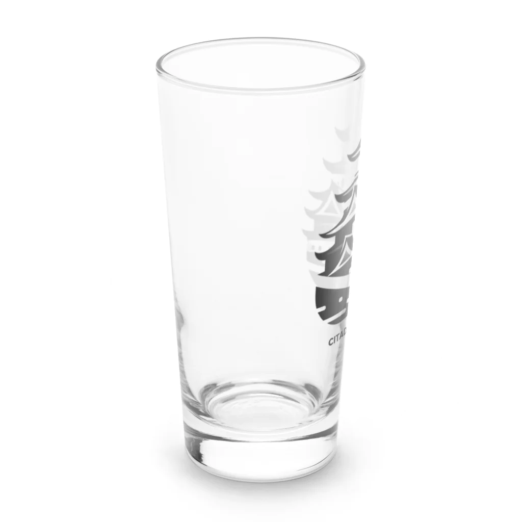 面白デザインショップ ファニーズーストアの雲上の城塞：日本オデッセイ Long Sized Water Glass :left