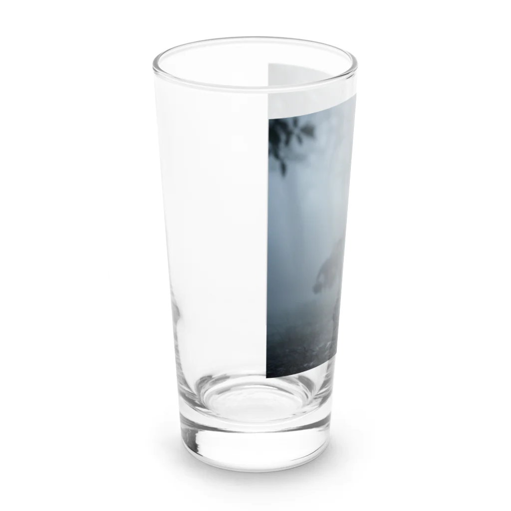 ZZRR12の「境界を見つめる猫の眼差し」 Long Sized Water Glass :left