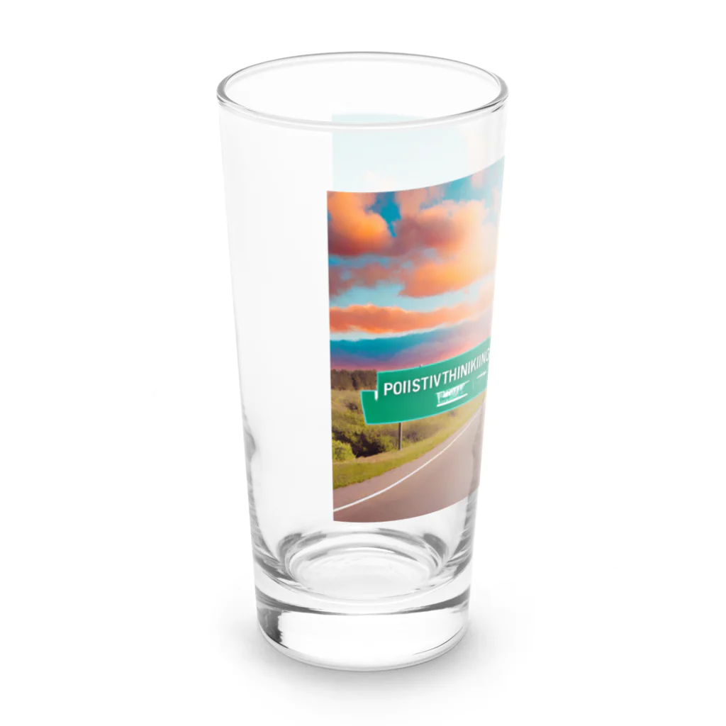 "Positive Thinking"のPositiveThinking Long Sized Water Glass :left