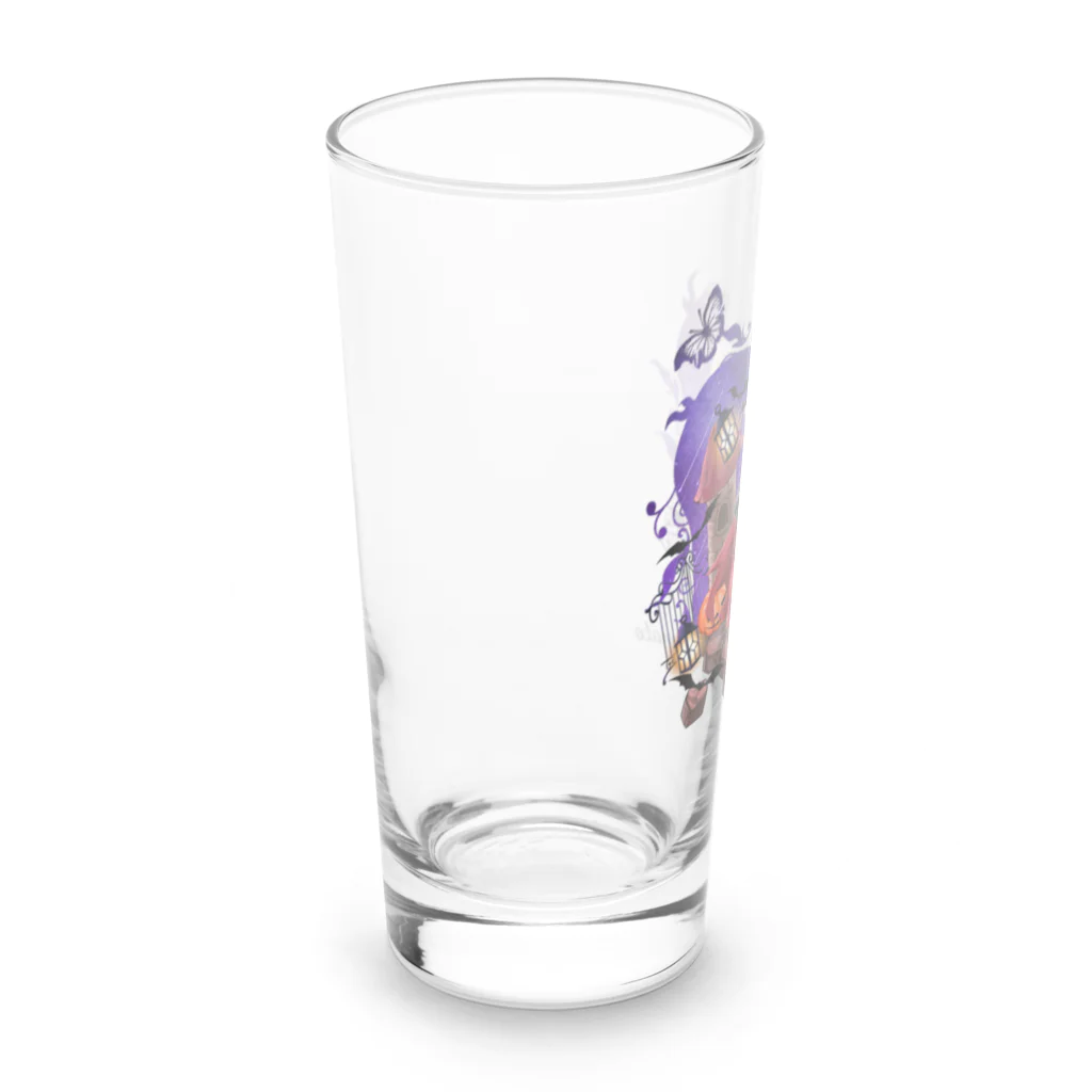 天兎の作品展のにゃんぱいあ天兎 Long Sized Water Glass :left