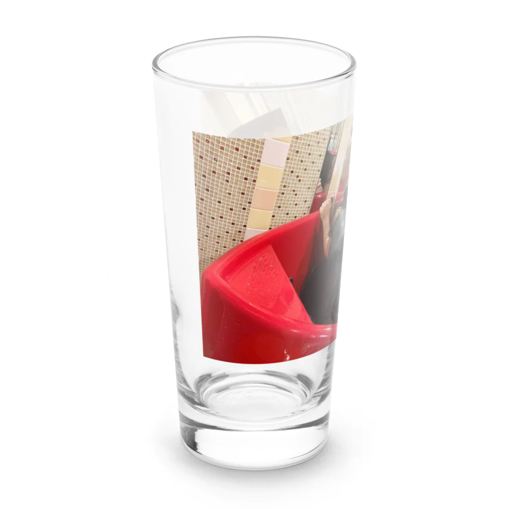 BOSEjoshiの小悪魔坊主女子 Long Sized Water Glass :left