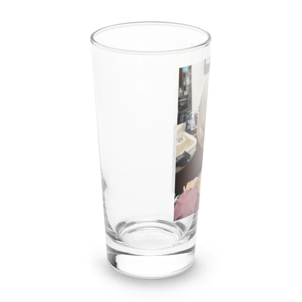 BOSEjoshiの床屋坊主女子 Long Sized Water Glass :left