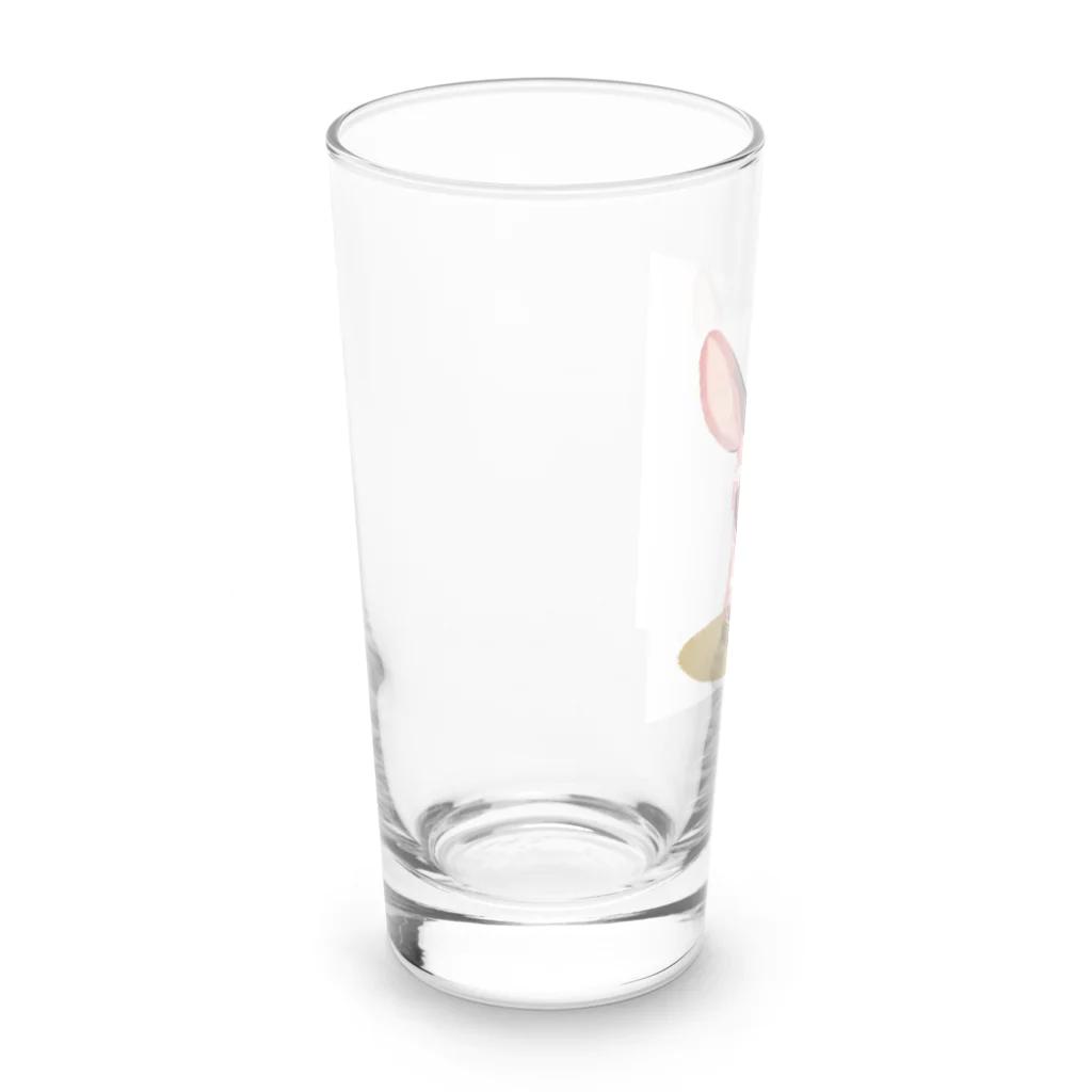 syobeのウサみみフレンチ Long Sized Water Glass :left