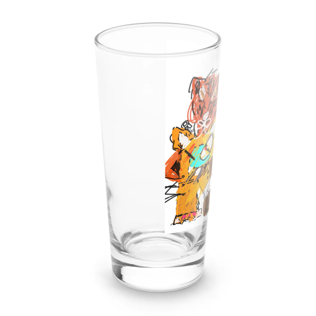 lukanose-kidsのm-tues MR Long Sized Water Glass :left