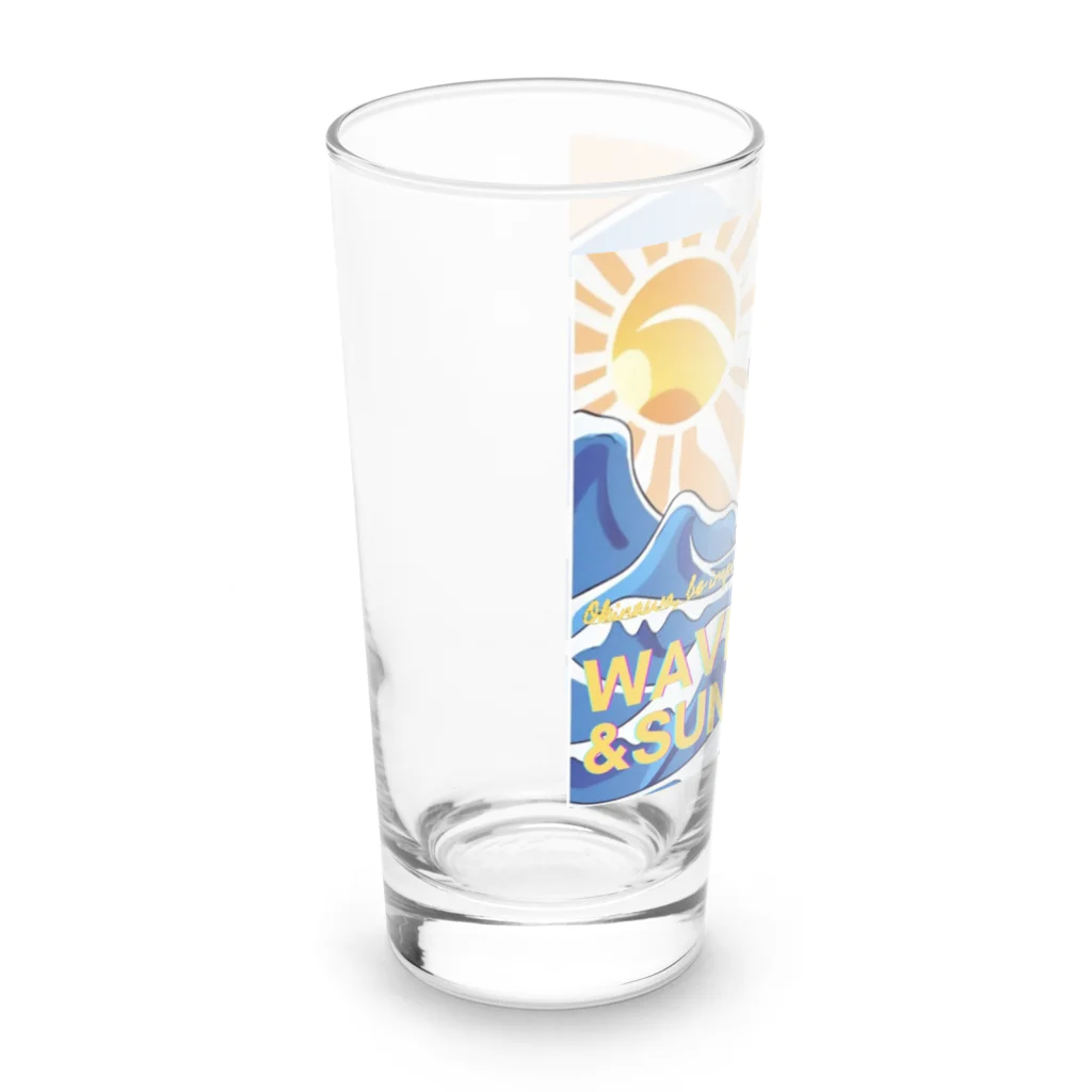 DOKONIDAの波と太陽　グッツ Long Sized Water Glass :left