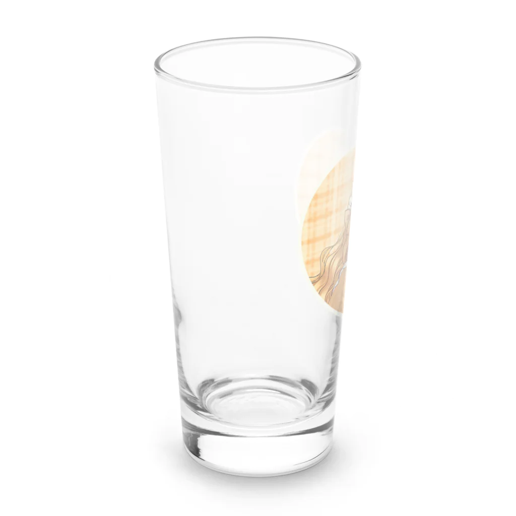 異界塔の特大愛少女　黄 Long Sized Water Glass :left