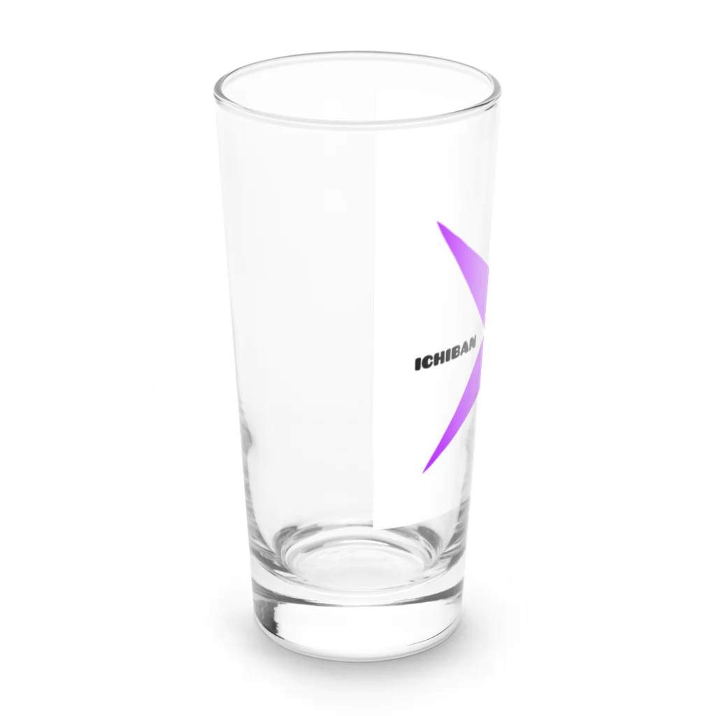 Masato.Satoの1番推し♡推し色紫 Long Sized Water Glass :left