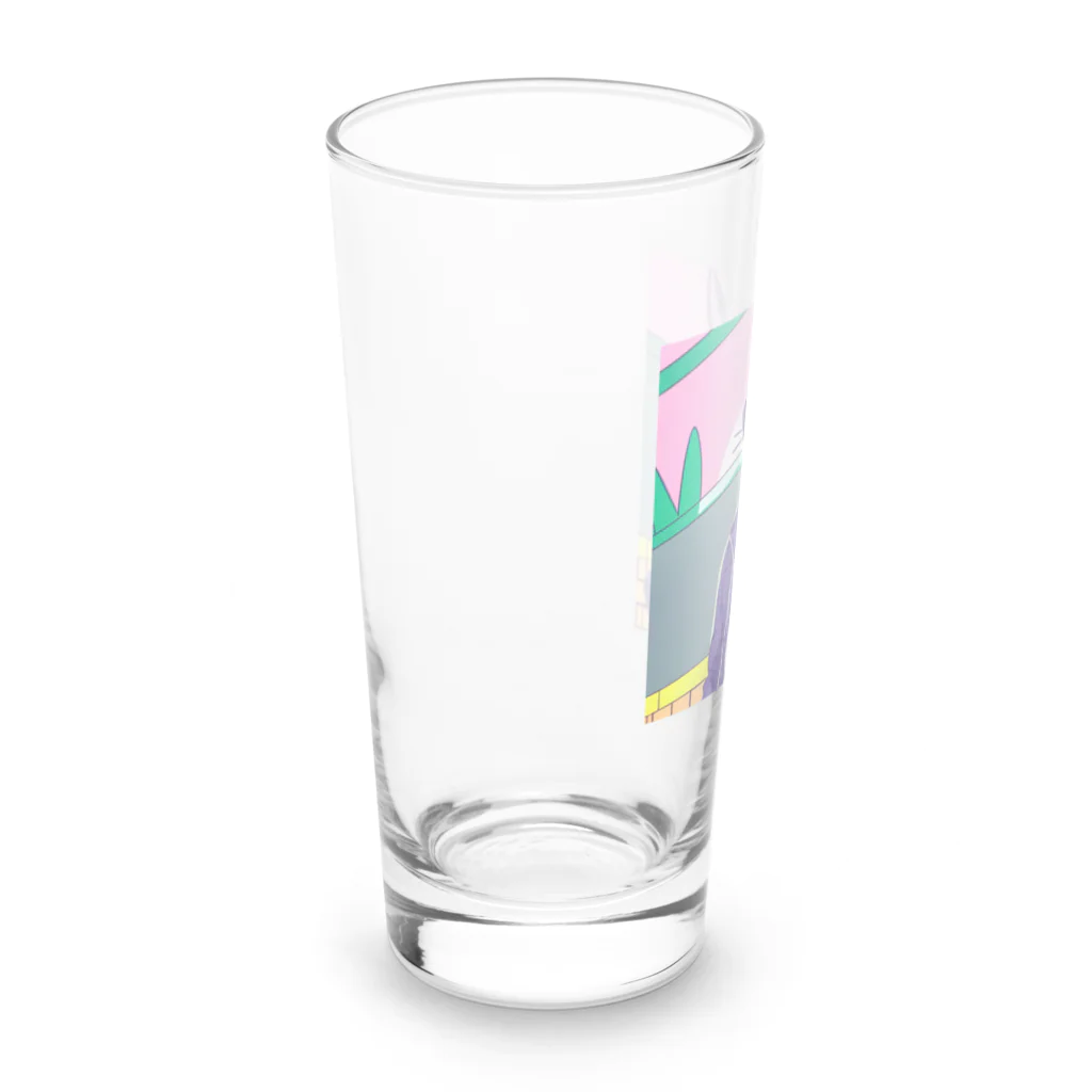 ブギーズのヌコ博士 Long Sized Water Glass :left