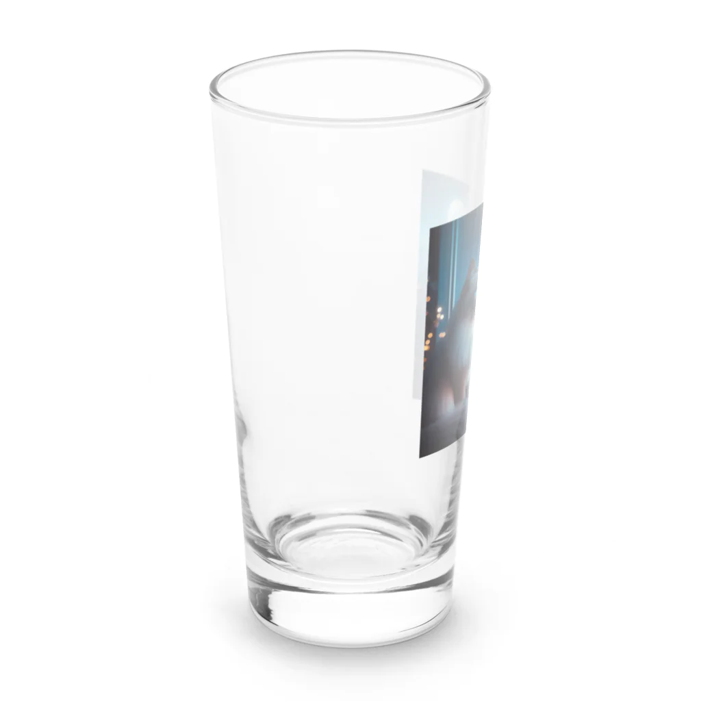 zorozoro333の長毛くん Long Sized Water Glass :left