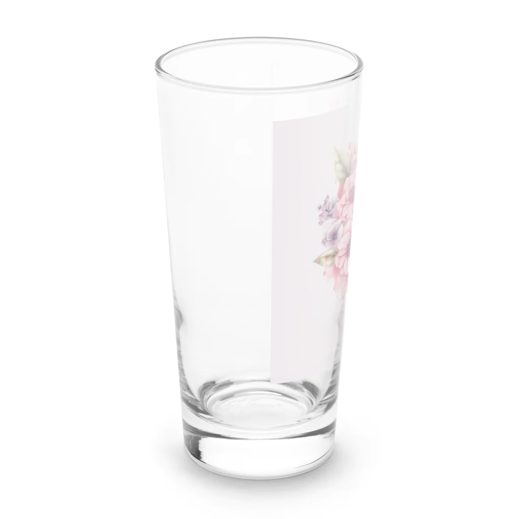 Heeminy Homeのアイスクリームブーケ　ピンク系 Long Sized Water Glass :left