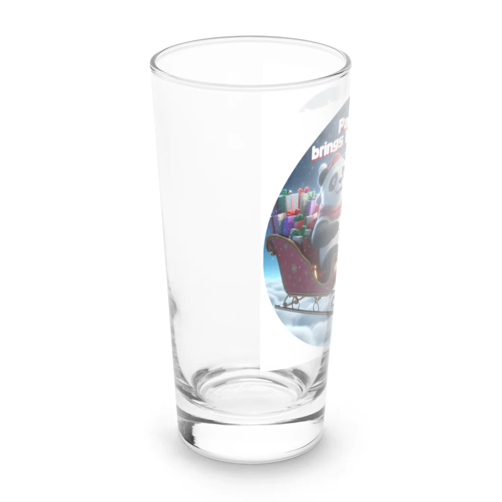 picassoの楽しいデザインショップのパンダクロース Long Sized Water Glass :left