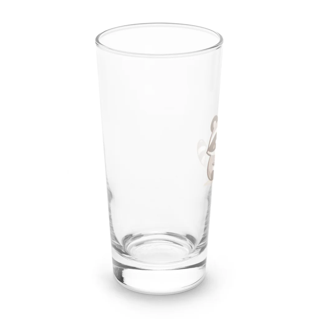 mitsu5872のほのぼのアライグマ家族物語 Long Sized Water Glass :left