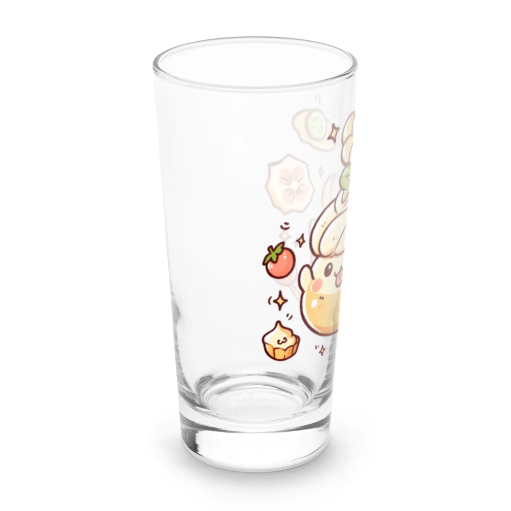 姫とすずり。のスイートスマイル Long Sized Water Glass :left