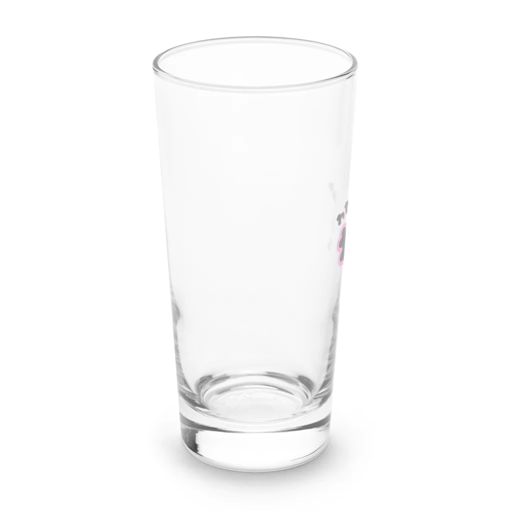 推しごとroomの推しカツちゃんブラック Long Sized Water Glass :left