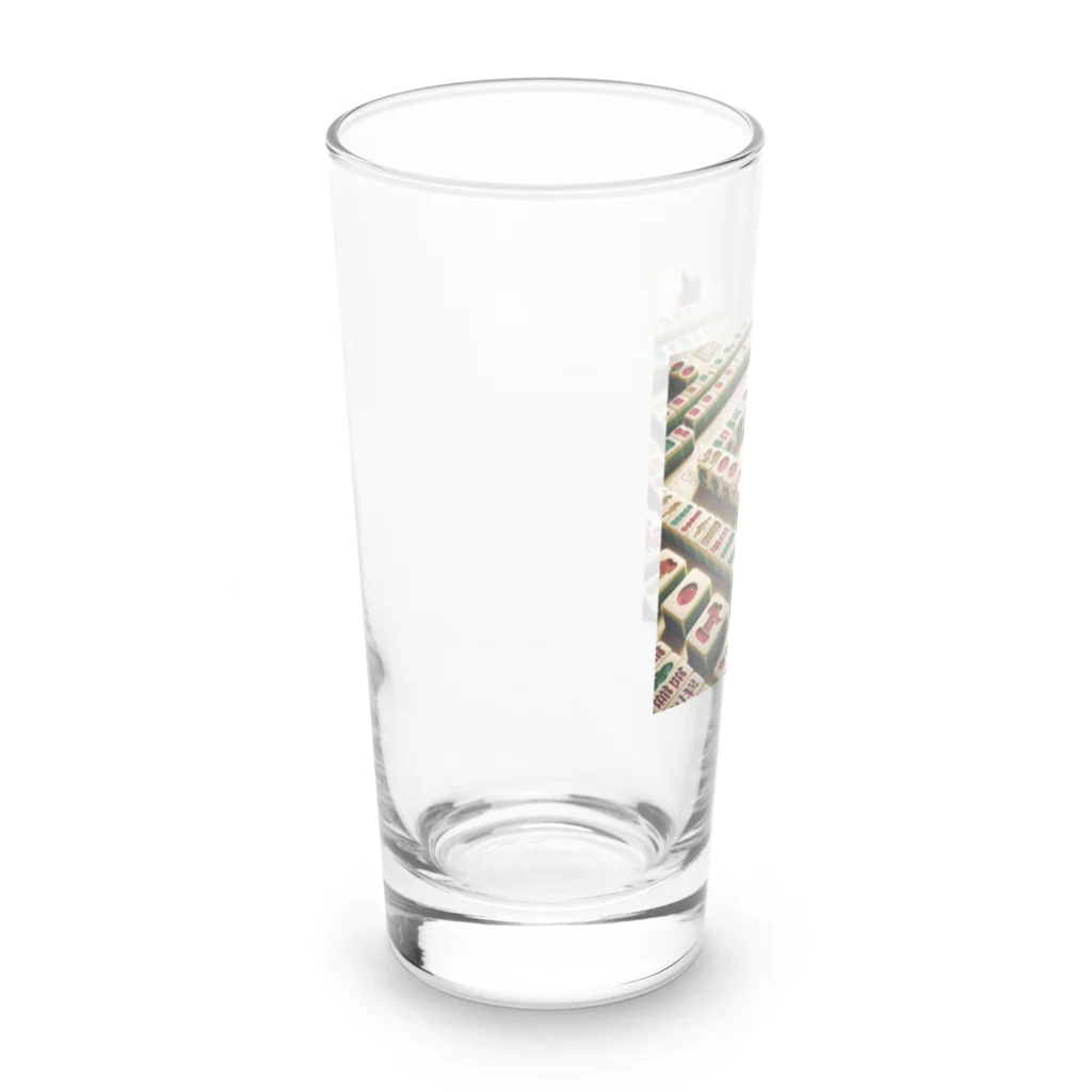 Design by hisachilの麻雀モチーフ Long Sized Water Glass :left