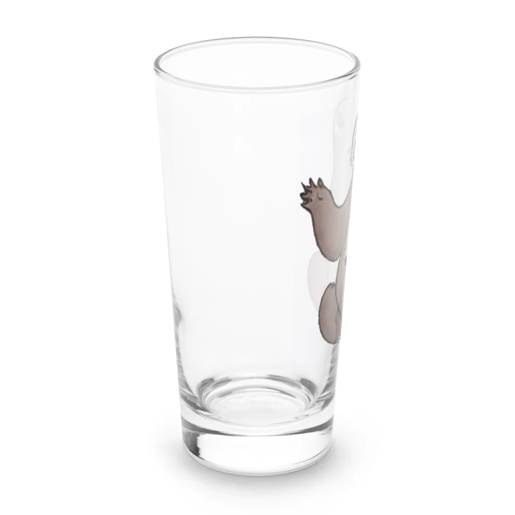 夢幻カワウソくんのお店の浮世絵風カワウソくん Long Sized Water Glass :left
