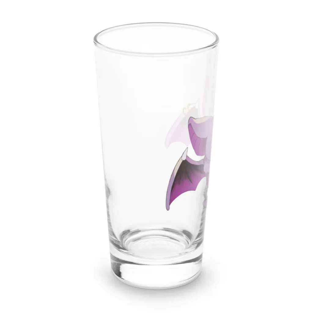 🦇水月黒羽ᙅ⩬のコウモリだもん!!!! Long Sized Water Glass :left