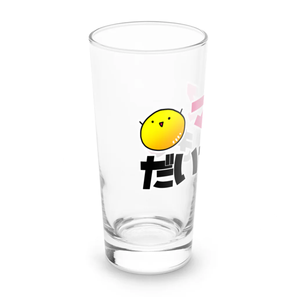 星野さん家のママだいすき（たくあんちゃん） Long Sized Water Glass :left