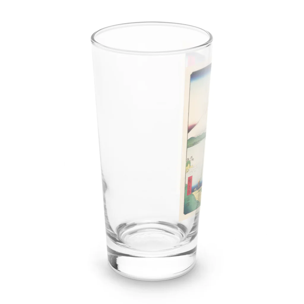 浮世絵屋の広重「冨二三十六景㉚　甲斐御坂越 」歌川広重の浮世絵 Long Sized Water Glass :left