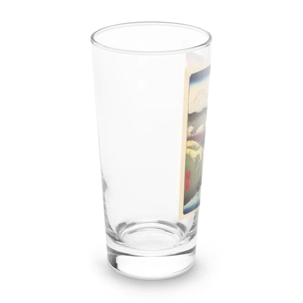 浮世絵屋の広重「冨二三十六景㉜　甲斐犬目峠」歌川広重の浮世絵 Long Sized Water Glass :left