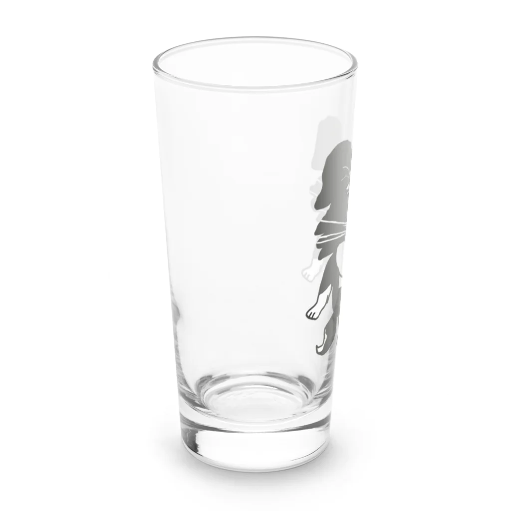ラスターくんショップのイラストだよ、ラスターくん Long Sized Water Glass :left