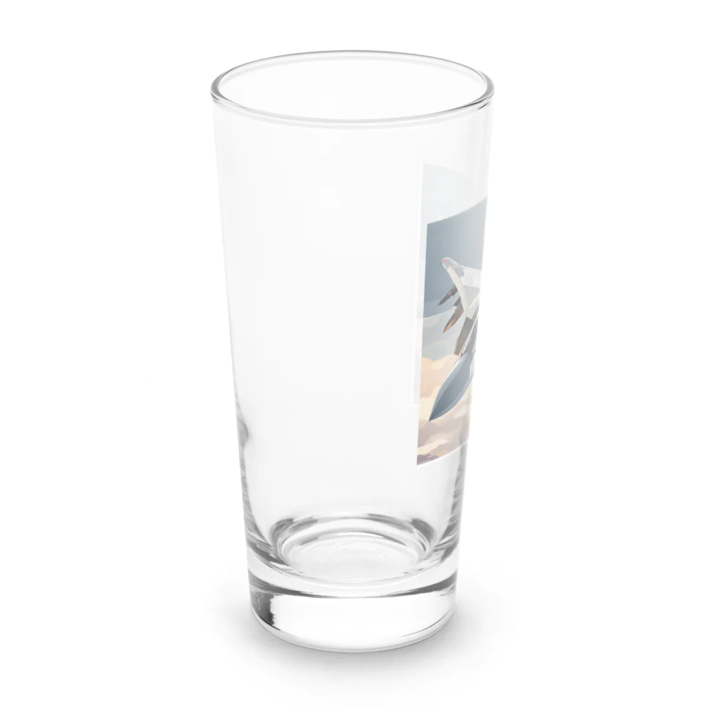 AI Imaginationのスホーイ57のイラストグッズ Long Sized Water Glass :left