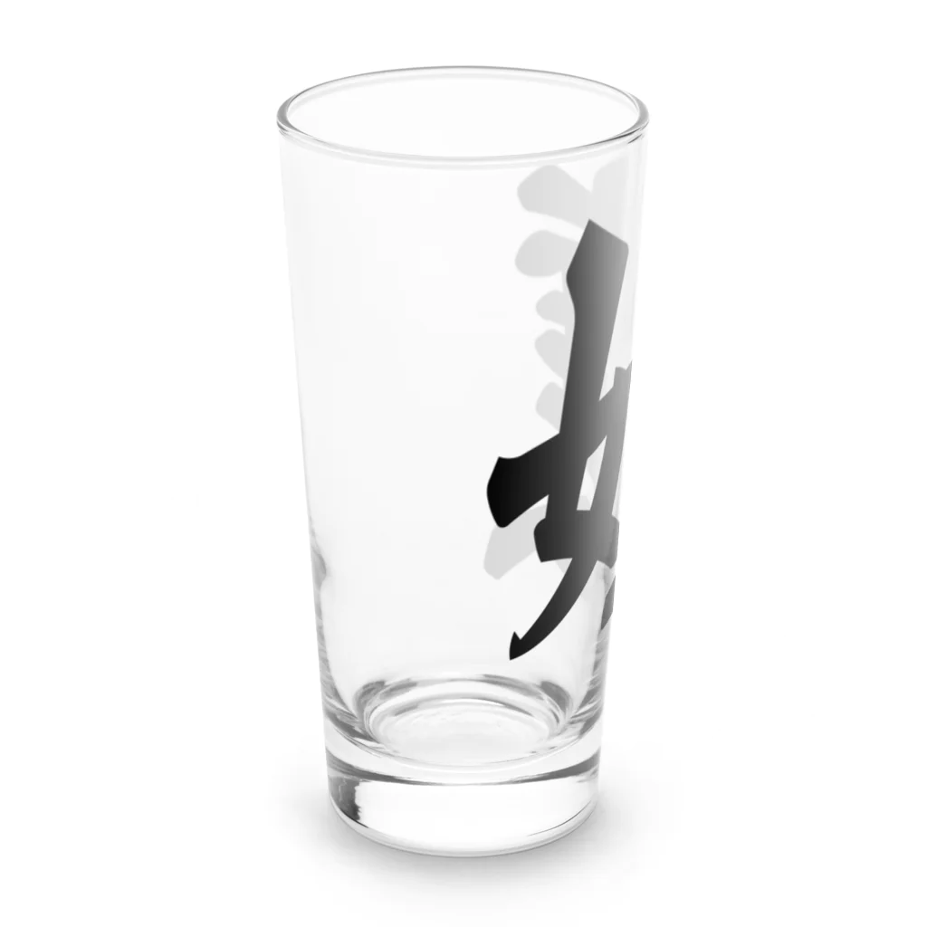 着る文字屋の嬢 Long Sized Water Glass :left